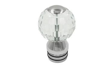 Стеклянный шар, наконечник на стойку Ø50.8 мм, с алюминиевой системой фиксации, прозрачный k248 купить в Ростове-на-Дону