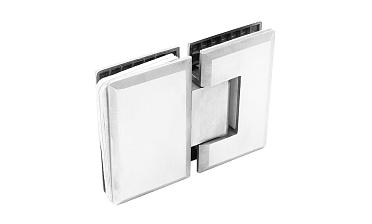 Петля для душевой кабины стекло-стекло 180° 90х55 мм, шлифованная  t303 SSS купить в Ростове-на-Дону