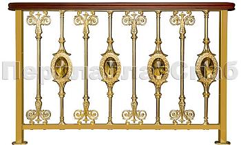 Латунные лестничные перила серии – Нимфалида XL05 в Ростове-на-Дону. Готовые проекты ПерилаГлавСнаб