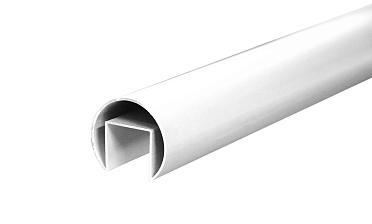 Труба  Ø42.4 мм, с пазом 24х24 мм, анодированный алюминий Фk820 AL купить в Ростове-на-Дону