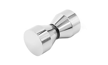 Дверная ручка «кноб» для душа, алюминий-хром, полированная t693 ALPC купить в Ростове-на-Дону