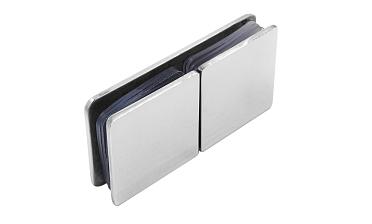 Коннектор для душевой кабины стекло-стекло 180°, 45х45, нерж 304, вырез 64 t724 PSS купить в Ростове-на-Дону