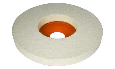 K427-3 войлок белый Ø125х10 мм очищенный, для тонкой полировки 11 000 rpm, Premium k427-3  купить в Ростове-на-Дону