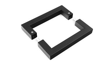 Ручка-скоба 171х20х20 мм, нержавеющая сталь AISI 304, черная t667 Bl купить в Ростове-на-Дону