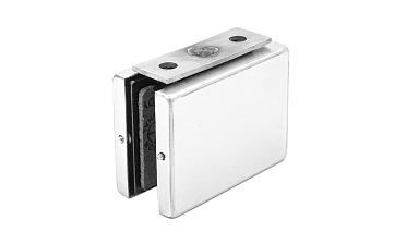 Коннектор стена-стекло с монтажной пластиной, шлифованный, вырез 09 t192 SSS купить в Ростове-на-Дону