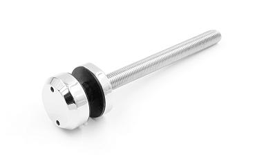 Комплект торцевого крепления несущего стекла, гайка-шайба Ø50х10х18 мм с внутренней резьбой М16(для оцинковки), полированный AISI 304, уценка k277-7-У купить в Ростове-на-Дону