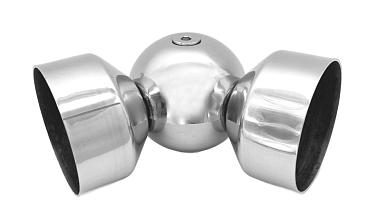 Поворот дер./пласт. поручня Ø49х0.8 мм, полированный, (AISI 201) k053-4 купить в Ростове-на-Дону