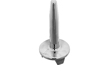 Наконечник палец (солдатик) на стойку Ø38.1 мм, без ложемента, литой, полированный, повышенной коррозионной стойкости, под сварку, облегченный, нержавеющий AISI 316, k034-3 купить в Ростове-на-Дону