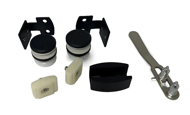 Комплект раздвижной системы на G-профиле, черный t407 BL 