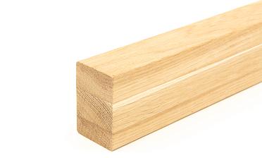 Дубовый поручень 60х40 некрашеный БЕЗ ПАЗА, Премиум Ф-1196 купить в Ростове-на-Дону