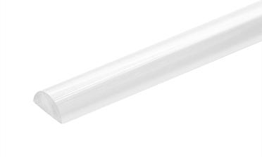 Порог для душевых пластиковый 3000 мм, прозрачный, t218 купить в Ростове-на-Дону