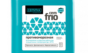CEMMIX CemFrio противоморозная добавка 5л Ф-0387 купить в Ростове-на-Дону