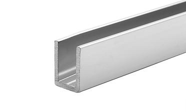 П-образный профиль для неподвижных стекол 8 мм, 19x13, L=2200, алюминий полированный t756 AL купить в Ростове-на-Дону