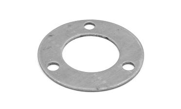 Фланец стойки 38/80 х 3 мм, 3 отв х М10 х 20, черный металл k116-38-9 купить в Ростове-на-Дону