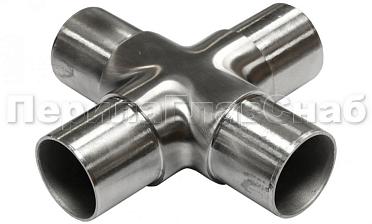 Соединение поручня Ø50.8 мм, крестовина (AISI 304) k361 купить в Ростове-на-Дону
