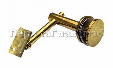 Выносной держатель поручня на стекло 8-16 мм, под золото (AISI 304) Фk241-88 купить в Ростове-на-Дону