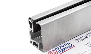 Профиль шлифованный зажимной для стекла 8-12 мм, С ОТВЕРСТИЯМИ, длина 3 м т40-6 SSS купить в Ростове-на-Дону