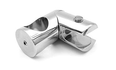 Держатель стекла сквозной боковой, для трубы 19 мм, полированный, t912 PSS купить в Ростове-на-Дону