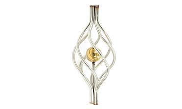 Декоративная вставка (корзинка) для стойки Ø25 мм, с золотым шаром k388-2 купить в Ростове-на-Дону