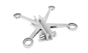 X-спайдер для установки на стеклянное ребро AISI 304 k290-X купить в Ростове-на-Дону