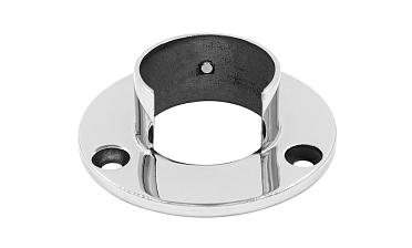 Фланец для трубы с пазом Ø42.4 мм, литой, полированный, (AISI 316) k231 купить в Ростове-на-Дону