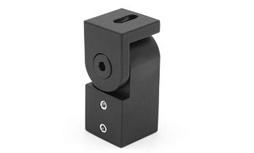 Держатель труба-стена, регулируемый, Ø19 мм, нерж., черный t908 BL купить в Ростове-на-Дону