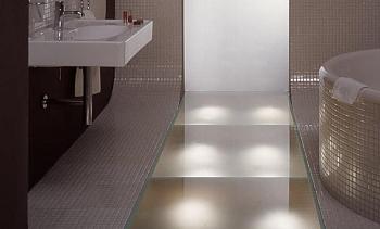 Стеклянные полы в ванной в Ростове-на-Дону. Готовые проекты ПерилаГлавСнаб