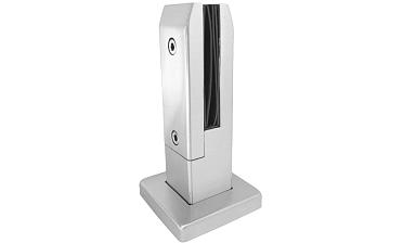 Стеклодержатель литой напольный, плоский 50х50х190 мм, шлифованный (AISI 304) Фk275-2 купить в Ростове-на-Дону