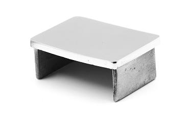 Заглушка для профильной трубы 40х60 мм, полированная, хром (AISI 304) k543 купить в Ростове-на-Дону