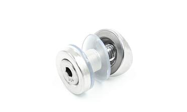 Стеклодержатель точечный для трубы Ø38.1 мм, штампованный, полированный (AISI 304) k074 купить в Ростове-на-Дону