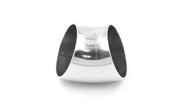 Отвод поручня под сварку Ø38.1х100/2х1.35 мм, 45°, полированный 400 Grit, (AISI 304) k095-45 купить в Ростове-на-Дону