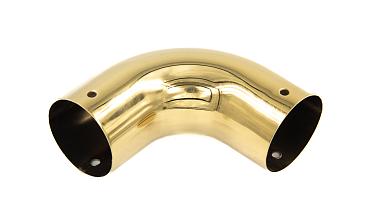Отвод 90° для круглого пластикового поручня, золото k259-88 купить в Ростове-на-Дону