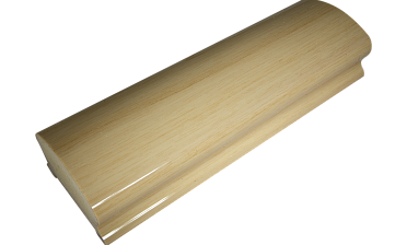 Пластиковый поручень фигурный текстурный, цвет беленый дуб, длина 4м k899-3  купить в Ростове-на-Дону