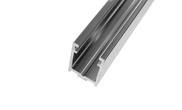 П-образный профиль 19x13, L=3000, под стекло 8 мм, алюминий полированный t758-3000 AL купить в Ростове-на-Дону