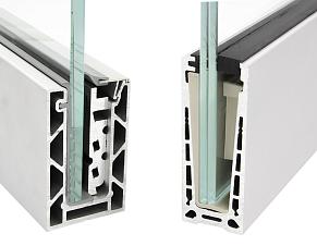 Алюминиевый профиль для стекла зажимной купить в Ростове-на-Дону