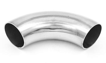 Длинный отвод поручня под сварку Ø50.8х180х1.5 мм, длина 180 мм, полированный 400 Grit, (aisi 304) k021-11 купить в Ростове-на-Дону