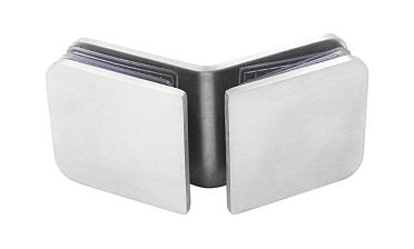 Коннектор для душевой кабины стекло-стекло 135° 45х45 мм шлифованный t726-2 SSS  купить в Ростове-на-Дону