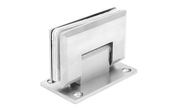 Петля для душевой кабины стена-стекло 90° 90х55 мм AISI 304, шлифованная  t301 SSS купить в Ростове-на-Дону