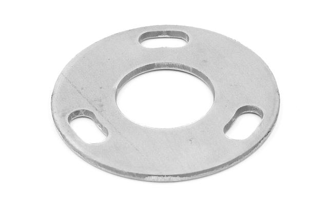 Фланец стойки 38/90 х 5 (4,3) х AISI 304 #200 3 отв х М10 х 20 k116-38-7 2