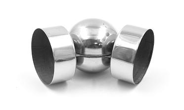 Поворот дер./пласт. поручня Ø50.8х0.4 мм, полированный, (AISI 201) k053-5 купить в Ростове-на-Дону