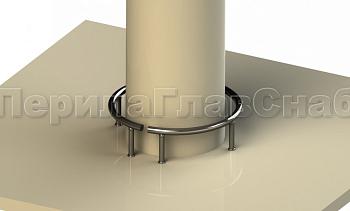 Колесоотбойник вокруг колонны в Ростове-на-Дону. Готовые проекты ПерилаГлавСнаб