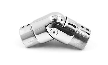 Соединитель поручня с пазом регулируемый, d=42,4 мм, полированный, AISI304 k195 купить в Ростове-на-Дону