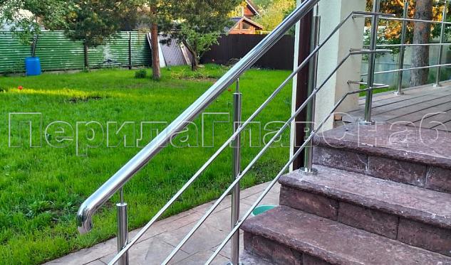 Перила с тремя ригелями в Ростове-на-Дону. Готовые проекты ПерилаГлавСнаб