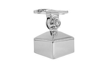 Наконечник 40х40 мм внешний полированный, с ложе под ПЛОСКОСТЬ, литой, регулируемый, облегченный, AISI 304, k239-5-NEW купить в Ростове-на-Дону