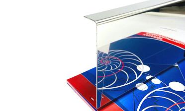 Лицевая накладка из полированной нержавейки на профиль т100 20,3х101мм длина 2 м т100-13  купить в Ростове-на-Дону