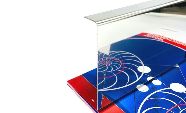 Лицевая накладка из полированной нержавейки на профиль т100 20,3х101мм длина 2 м т100-13 