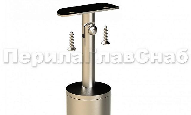 Стойка круглая Ø38.1: 4 ригеледержателя, полированная, высота 950 мм (AISI 304) k714 3