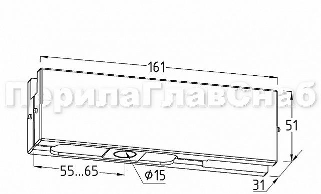 Верхний фитинг-петля, шлифованный t120 SSS 3