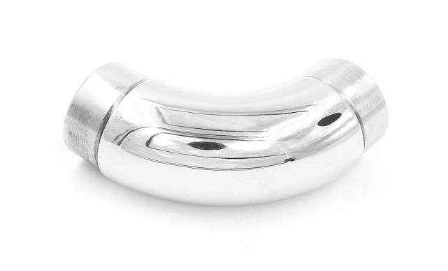 Отвод поручня под Ø38.1х1.5 мм, 90°, литой, полированный, со вставками, (AISI 201) k059-3 4