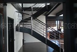 Перила для лестниц из металла в Ростове-на-Дону. Готовые проекты ПерилаГлавСнаб - фото 8